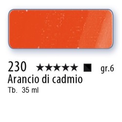 230 - Schmincke Olio Mussini arancio di cadmio