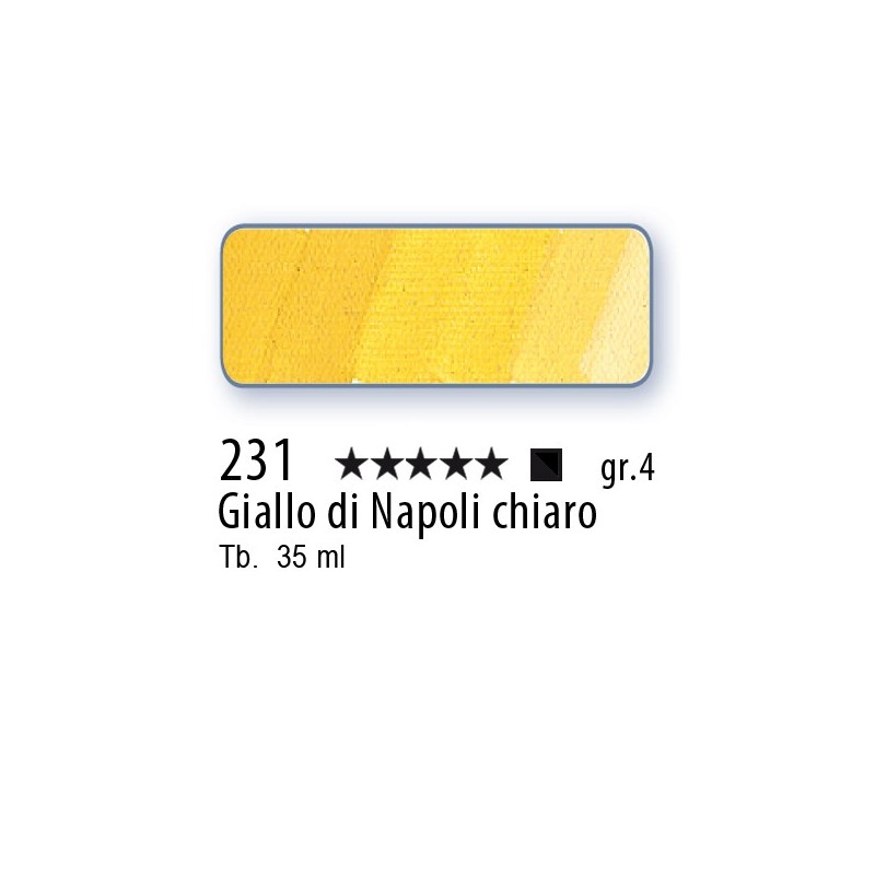 231 - Mussini giallo di Napoli chiaro