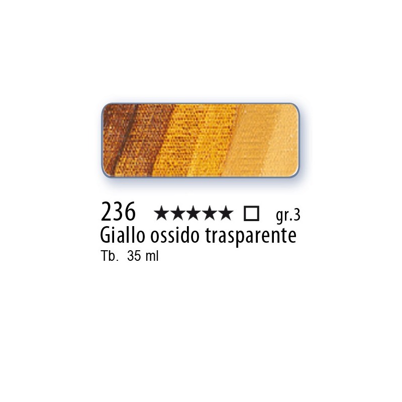236 - Schmincke Olio Mussini giallo ossido trasparente