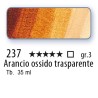 237 - Mussini arancio ossido trasparente