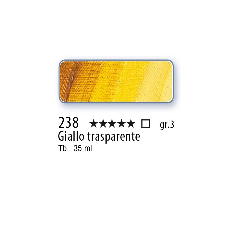 238 - Schmincke Olio Mussini giallo trasparente