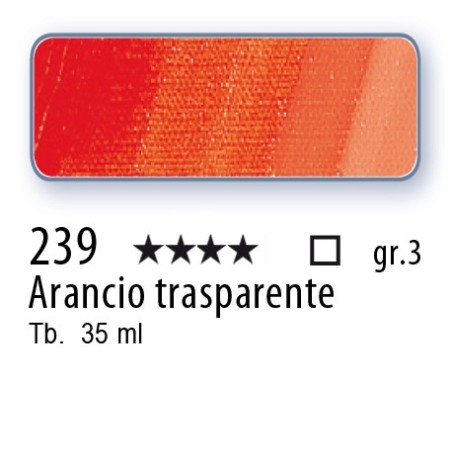 239 - Mussini arancio trasparente