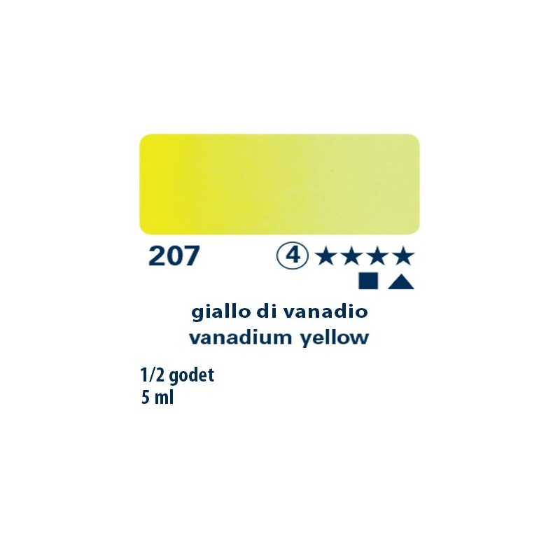 207 - Schmincke acquerello Horadam giallo di vanadio