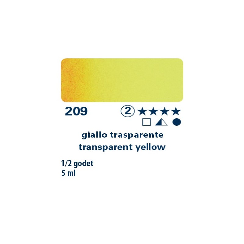 209 - Schmincke acquerello Horadam giallo trasparente