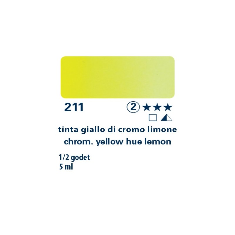 211 - Schmincke acquerello Horadam tinta giallo di cromo limone
