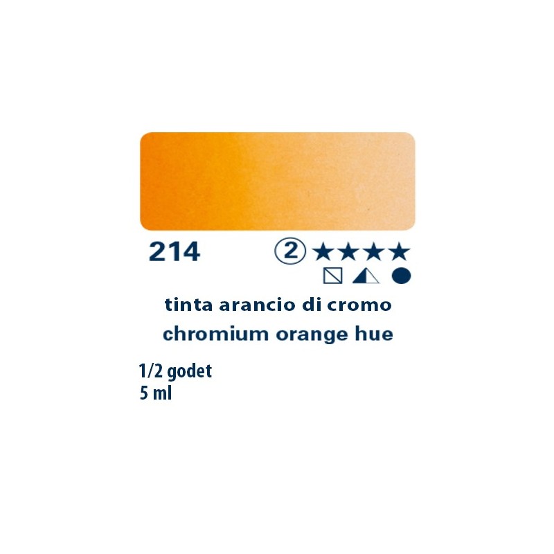 214 - Schmincke acquerello Horadam tinta arancio di cromo
