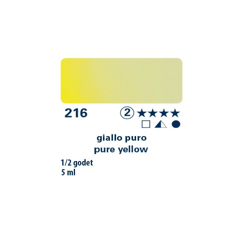 216 - Schmincke acquerello Horadam giallo puro