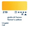 219 - Schmincke acquerello Horadam giallo di Turner