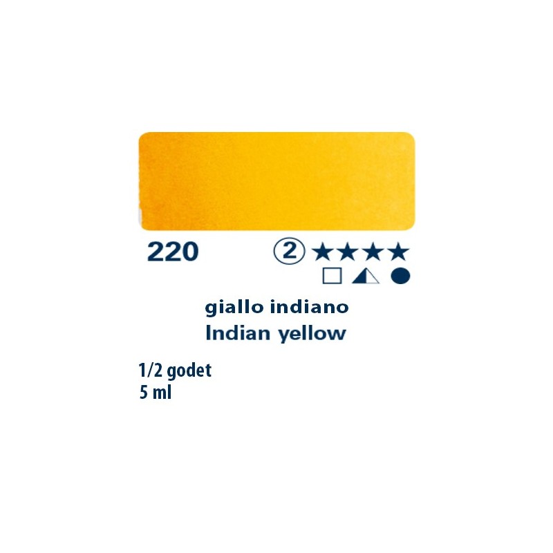 220 - Schmincke acquerello Horadam giallo indiano
