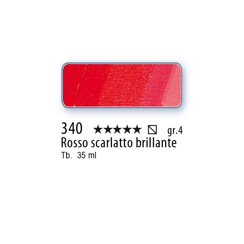 340 - Mussini rosso scarlatto brillante