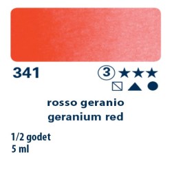 341 - Schmincke acquerello Horadam rosso geranio