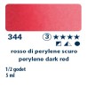 344 - Schmincke acquerello Horadam rosso di perylene scuro