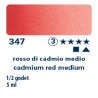 347 - Schmincke acquerello Horadam rosso di cadmio medio
