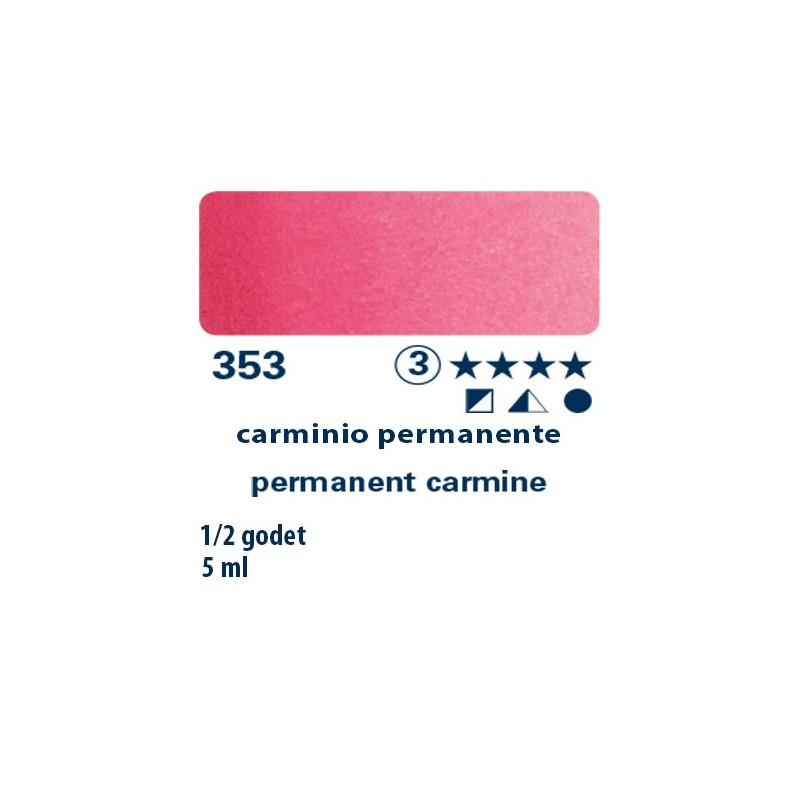 353 - Schmincke acquerello Horadam carminio permanente