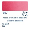 357 - Schmincke acquerello Horadam rosso cremisi di alizarina