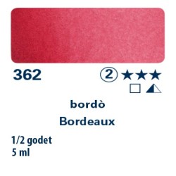 362 - Schmincke acquerello Horadam bordo