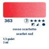 363 - Schmincke acquerello Horadam rosso scarlatto