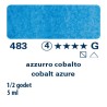 483 - Schmincke acquerello Horadam azzurro cobalto