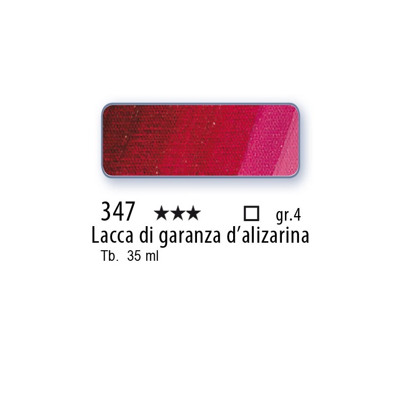 347 - Schmincke Olio Mussini lacca di garanza d'alizarina