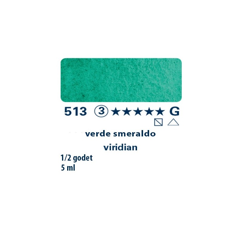 513 - Schmincke acquerello Horadam verde smeraldo