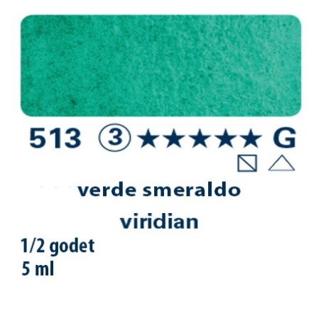 513 - Schmincke acquerello Horadam verde smeraldo