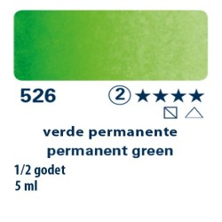 526 - Schmincke acquerello Horadam verde permanente