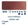 645 - Schmincke acquerello Horadam rosso indiano