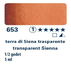 653 - Schmincke acquerello Horadam terra di Siena trasparente
