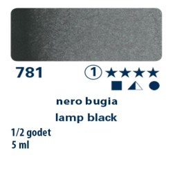 781 - Schmincke acquerello Horadam nero bugia