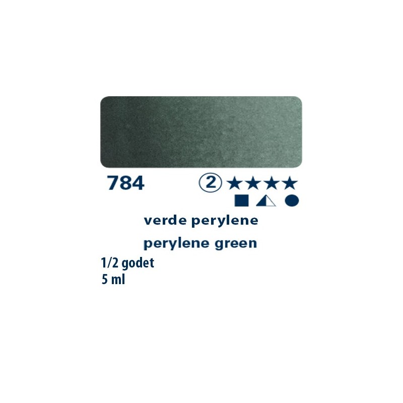 784 - Schmincke acquerello Horadam verde di perylene