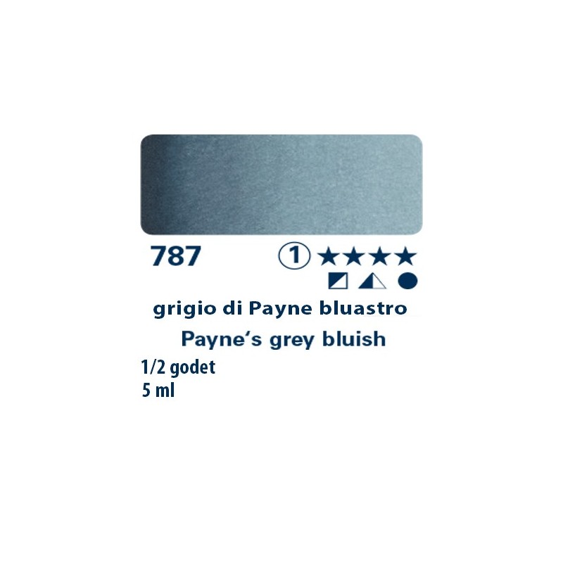 787 - Schmincke acquerello Horadam grigio di Payne bluastro