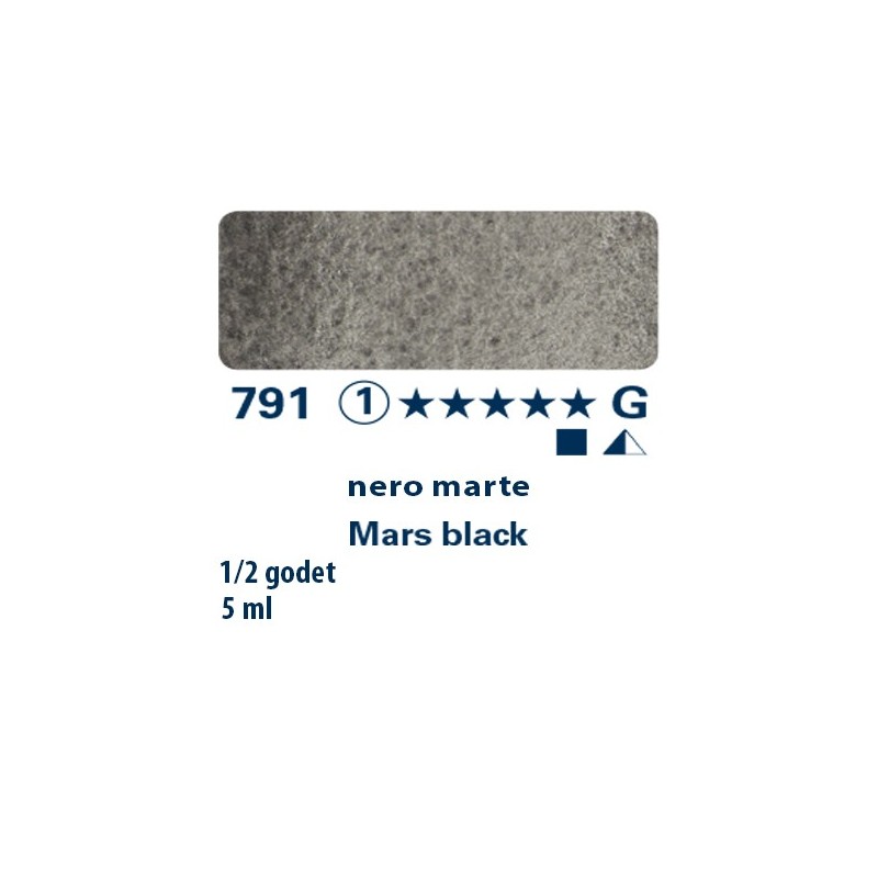 791 - Schmincke acquerello Horadam nero marte