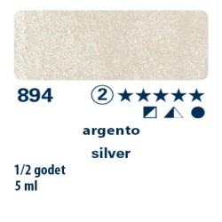 894 - Schmincke acquerello Horadam argento