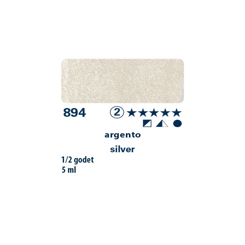 894 - Schmincke acquerello Horadam argento