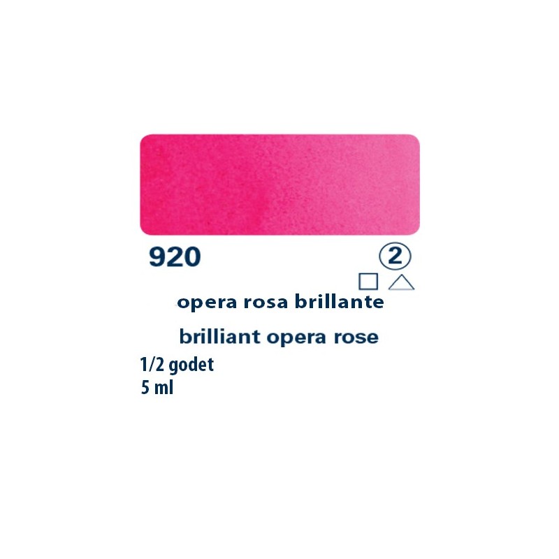 920 - Schmincke acquerello Horadam opera rosa brillante