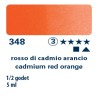 348 - Schmincke acquerello Horadam rosso di cadmio arancio