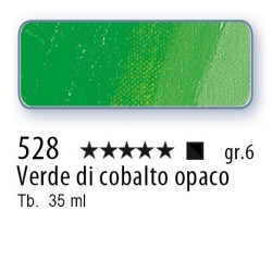 528 - Schmincke Olio Mussini verde di cobalto opaco