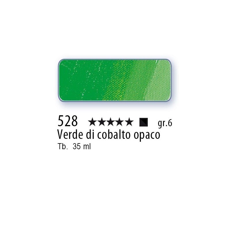 528 - Schmincke Olio Mussini verde di cobalto opaco