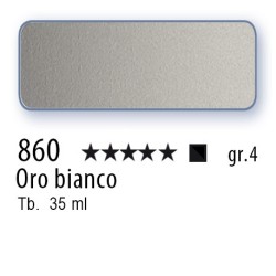 860 - Schmincke Olio Mussini oro bianco