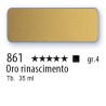 861 - Schmincke Olio Mussini oro rinascimento