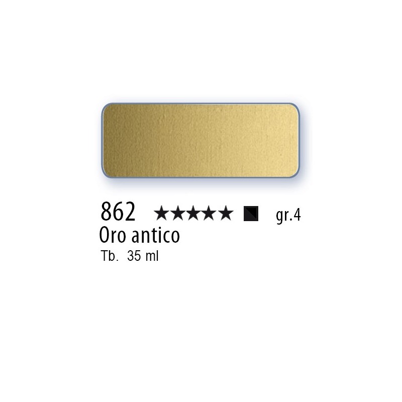 862 - Schmincke Olio Mussini oro antico