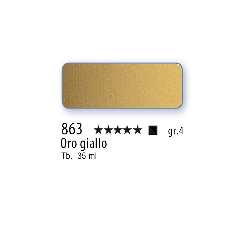 863 - Schmincke Olio Mussini oro giallo