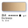 864 - Schmincke Olio Mussini oro bronzo