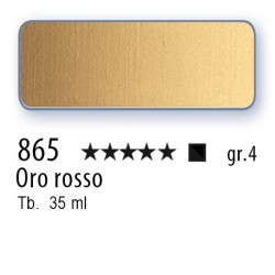 865 - Schmincke Olio Mussini oro rosso