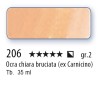206 - Schmincke Olio Mussini ocra chiara bruciata (carnicino)
