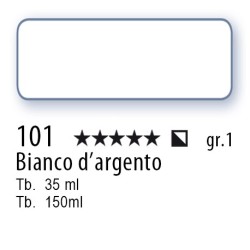 101 - Schmincke Olio Mussini bianco d'argento