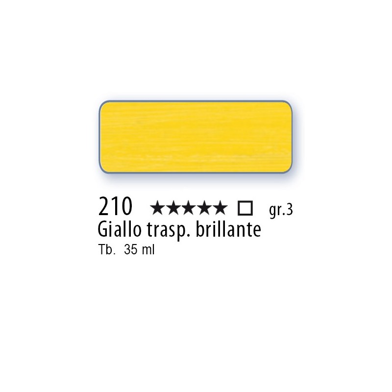 210 - Mussini giallo trasp. brillante