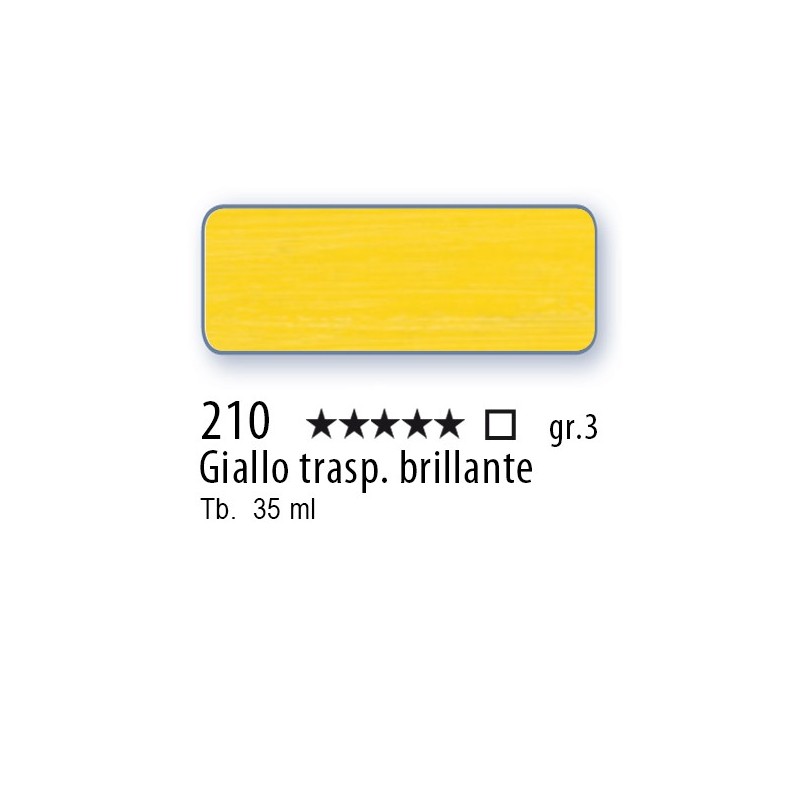 210 - Schmincke Olio Mussini giallo trasp. brillante