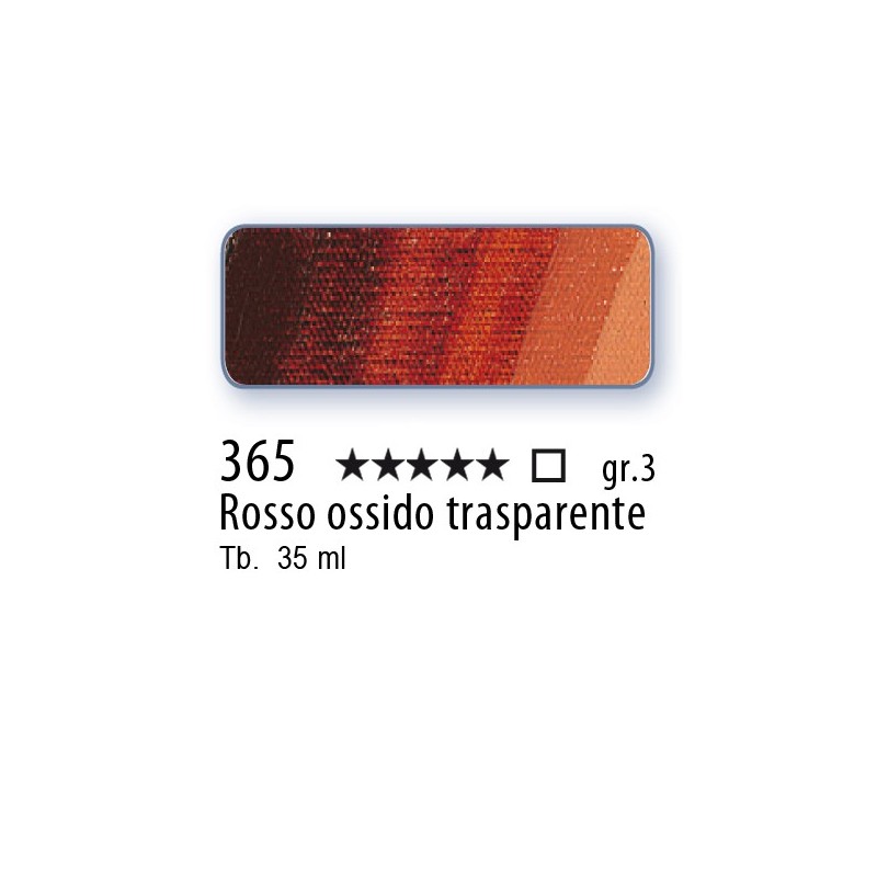 365 - Mussini rosso ossido trasparente