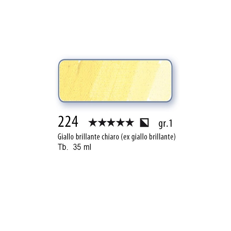 224 - Schmincke Olio Mussini giallo brillante chiaro